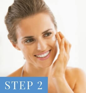 Massage Complexion MD into the skin in a circular motion until it has been fully absorbed.